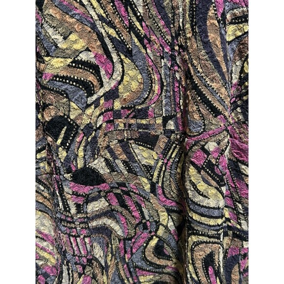 JM Collection Baroque Paisley TUNIC Scoop Neck Whimsical Dark Fairy Grunge 2X - Picture 6 of 8